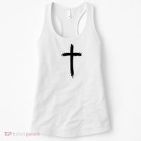 Cross Middle Chest Women's Tank Top thumb 0
