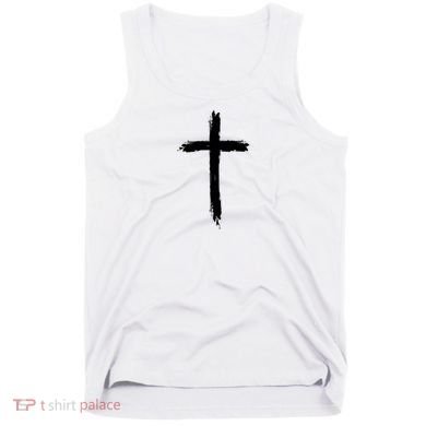 Cross Middle Chest Tank Top