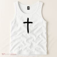 Cross Middle Chest Tank Top thumb 2