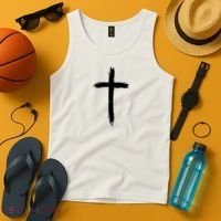 Cross Middle Chest Tank Top thumb 4