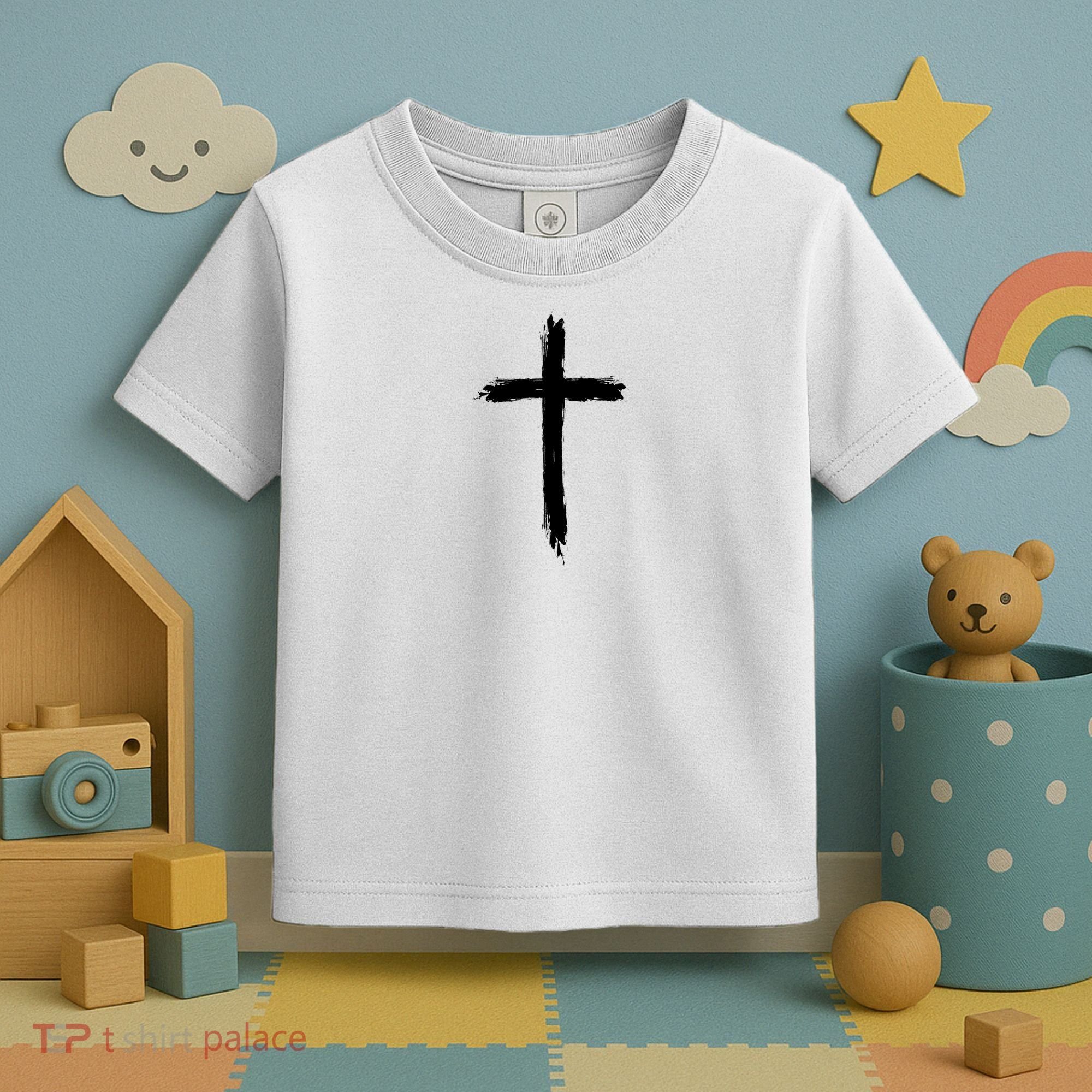 Cross Middle Chest Toddler T-Shirt