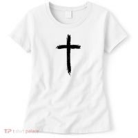 Cross Middle Chest Women's T-Shirt thumb 0