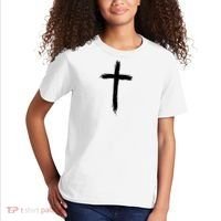 Cross Middle Chest Kids T-Shirt thumb 2