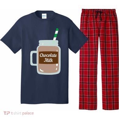 Chocolate Milk Cute Dairy Lovers Funny Gift Pajama Set
