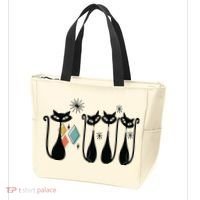 Cat Mid Century Cats 50s Cats Atomic Cats Tote Bag thumb 3