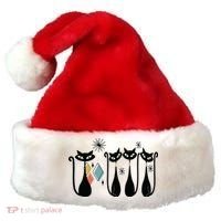 Cat Mid Century Cats 50s Cats Atomic Cats Santa Hat thumb 0