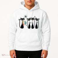 Cat Mid Century Cats 50s Cats Atomic Cats Hoodie thumb 2