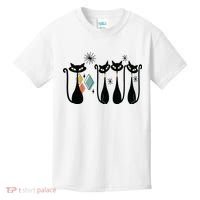 Cat Mid Century Cats 50s Cats Atomic Cats Kids T-Shirt thumb 0