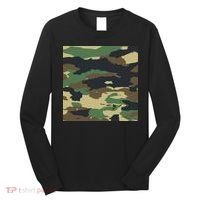 Camo Military Long Sleeve Shirt thumb 0