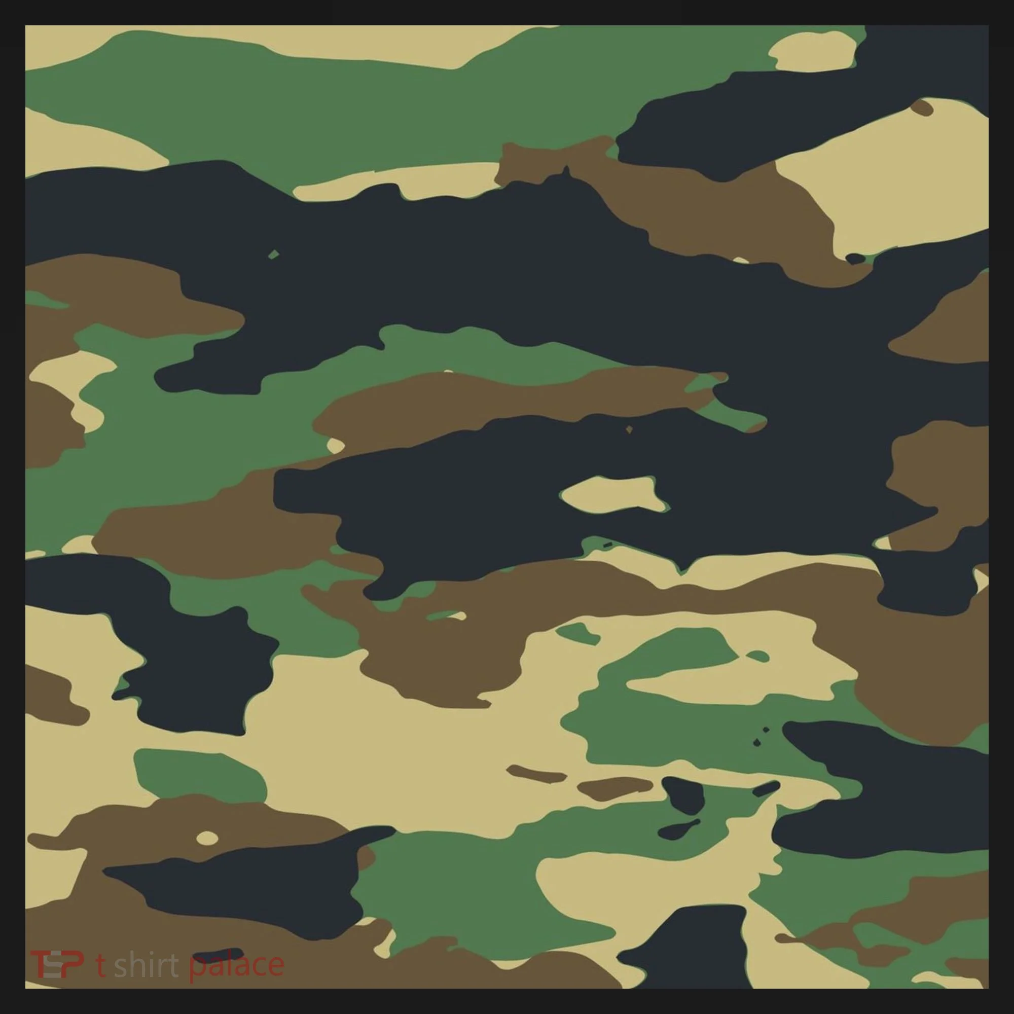 Camo Military Coaster