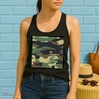 Camo Military Women's Tank Top thumb 2