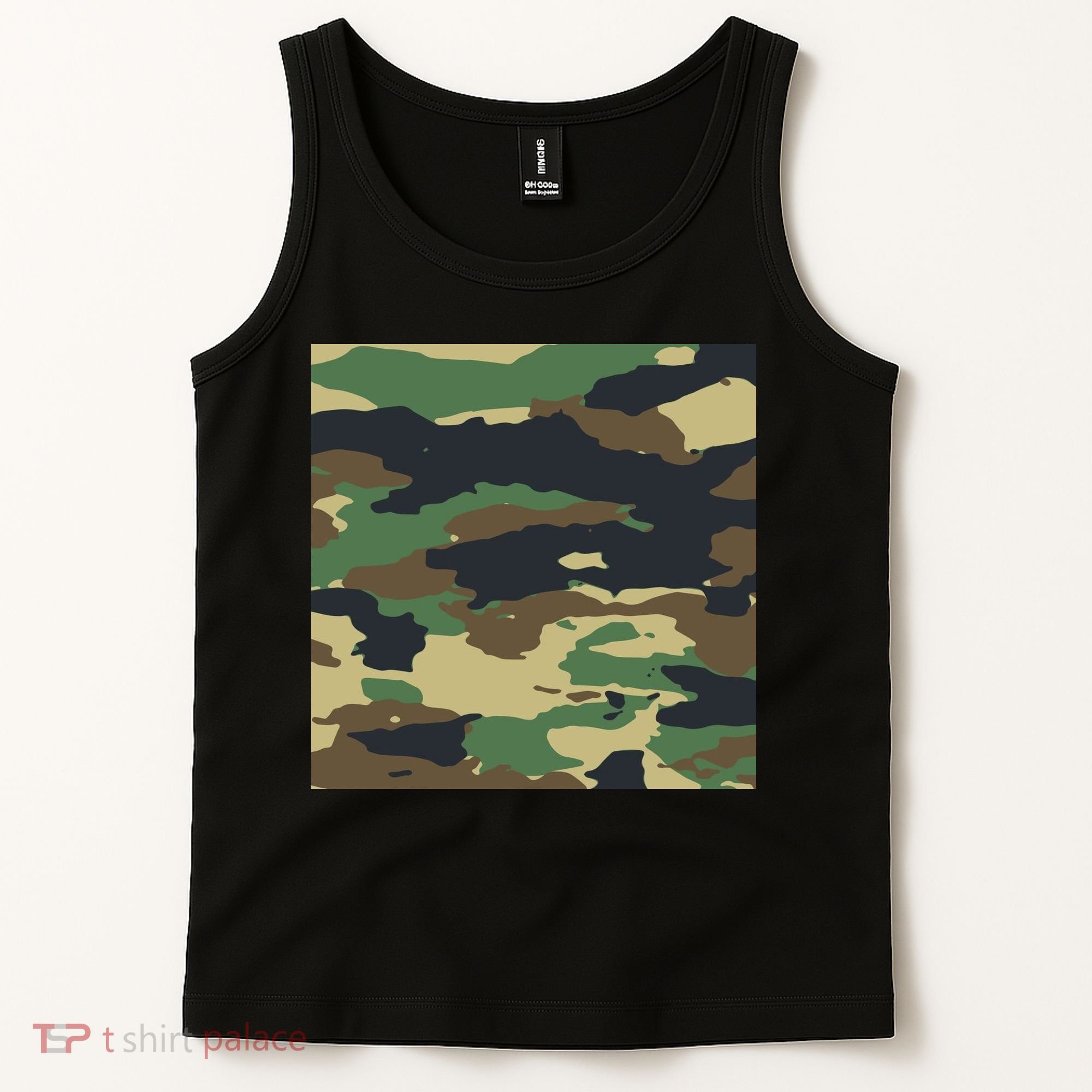Camo Military Tank Top