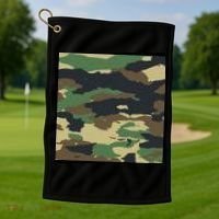 Camo Military Golf Towel thumb 1