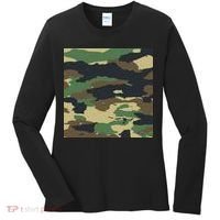 Camo Military Women's Long Sleeve Shirt thumb 0
