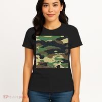 Camo Military Women's T-Shirt thumb 4