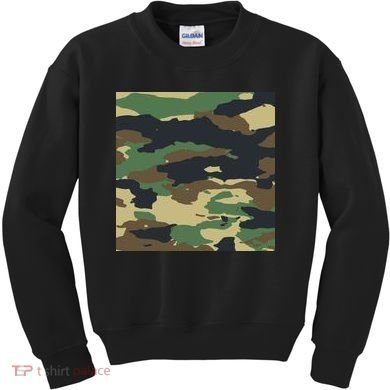 Camo Military Kids Sweatshirt