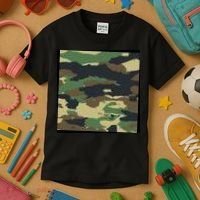 Camo Military Kids T-Shirt thumb 3