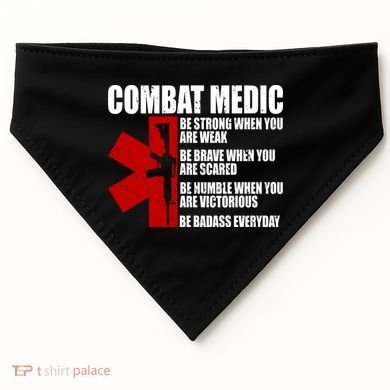 Combat Medic USA-Made Doggie Bandana