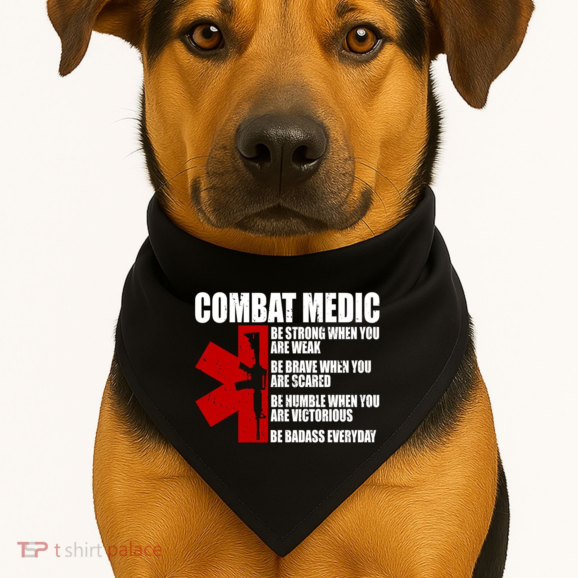 Combat Medic USA-Made Doggie Bandana