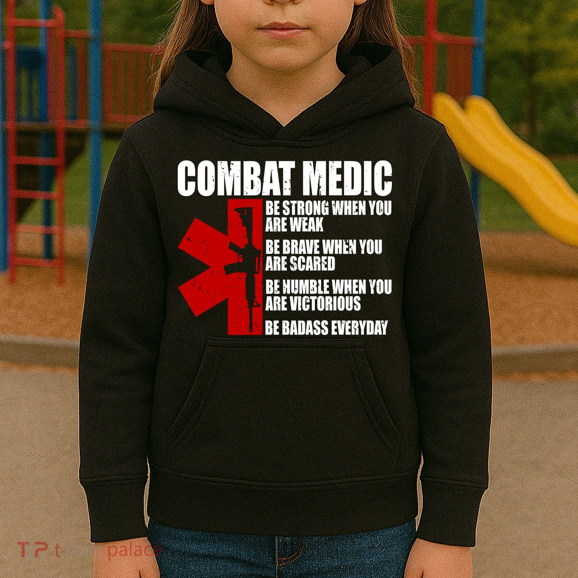 Combat Medic Kids Hoodie
