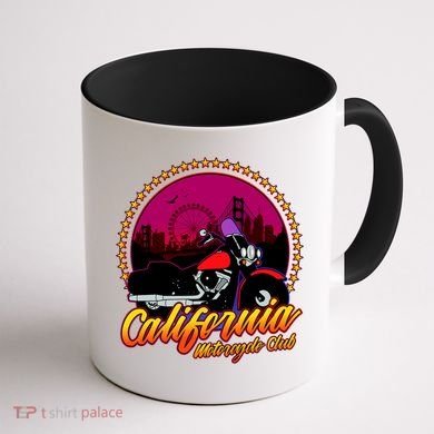 California Motorcycle Club Coffee Mug back