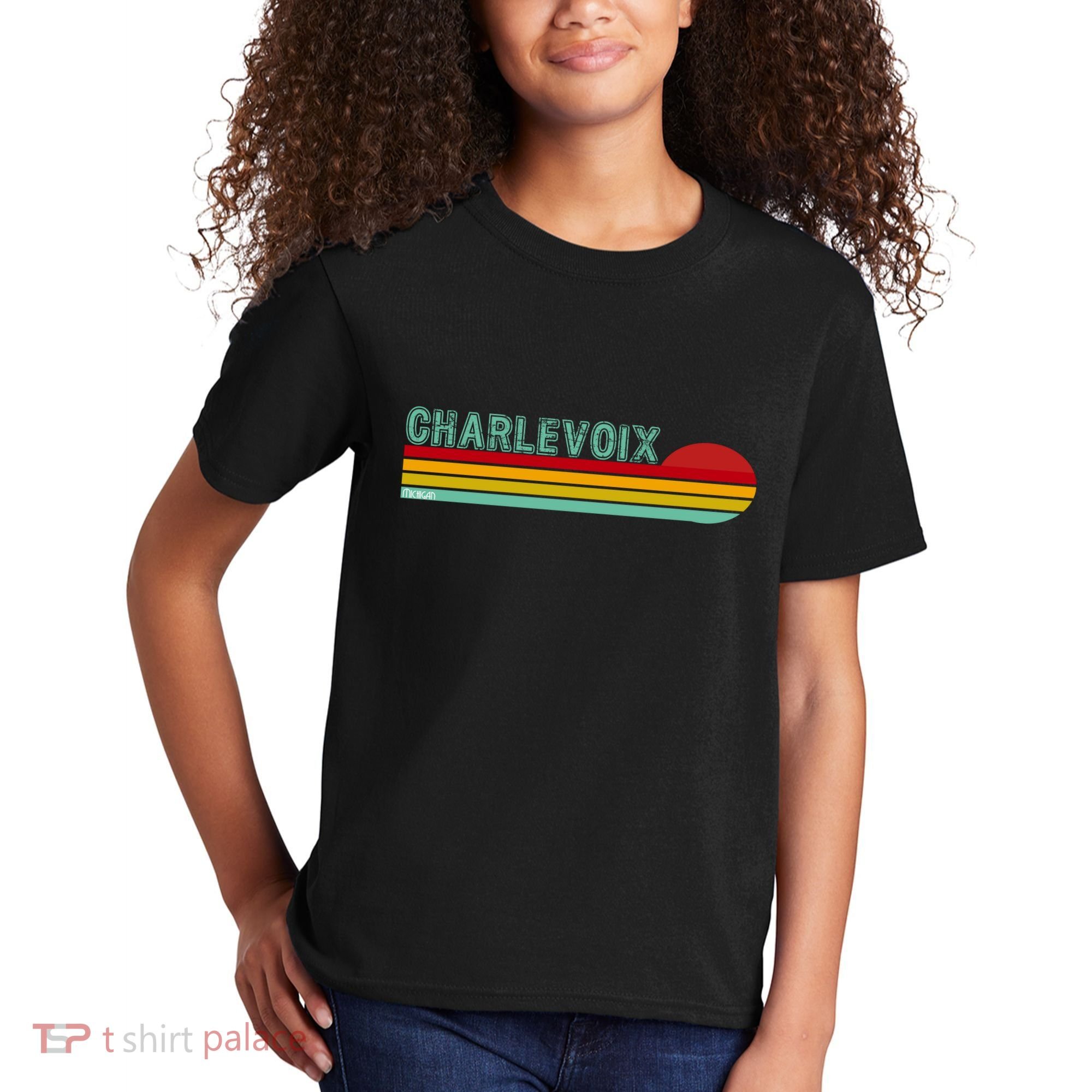 Charlevoix Michigan Kids T-Shirt