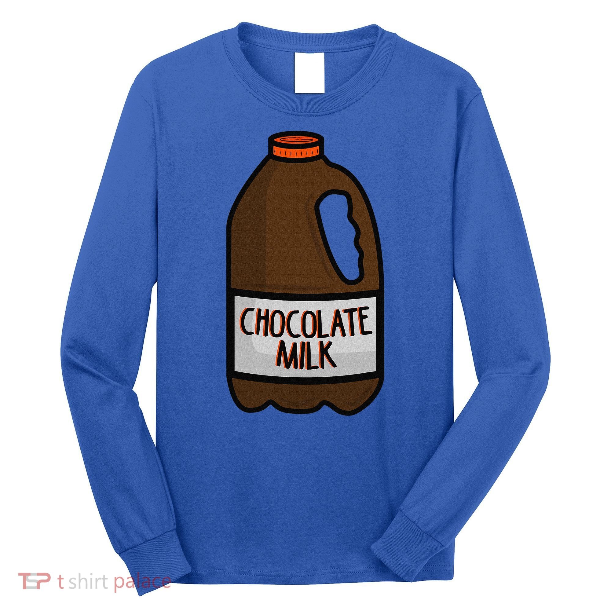 Chocolate Milk Costume Matching Halloween Costume Long Sleeve Shirt