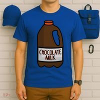 Chocolate Milk Costume Matching Halloween Costume T-Shirt thumb 6