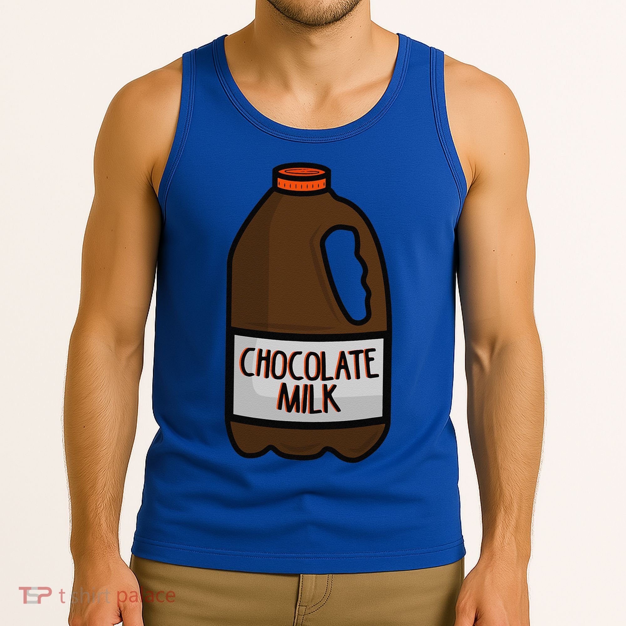 Chocolate Milk Costume Matching Halloween Costume Tank Top
