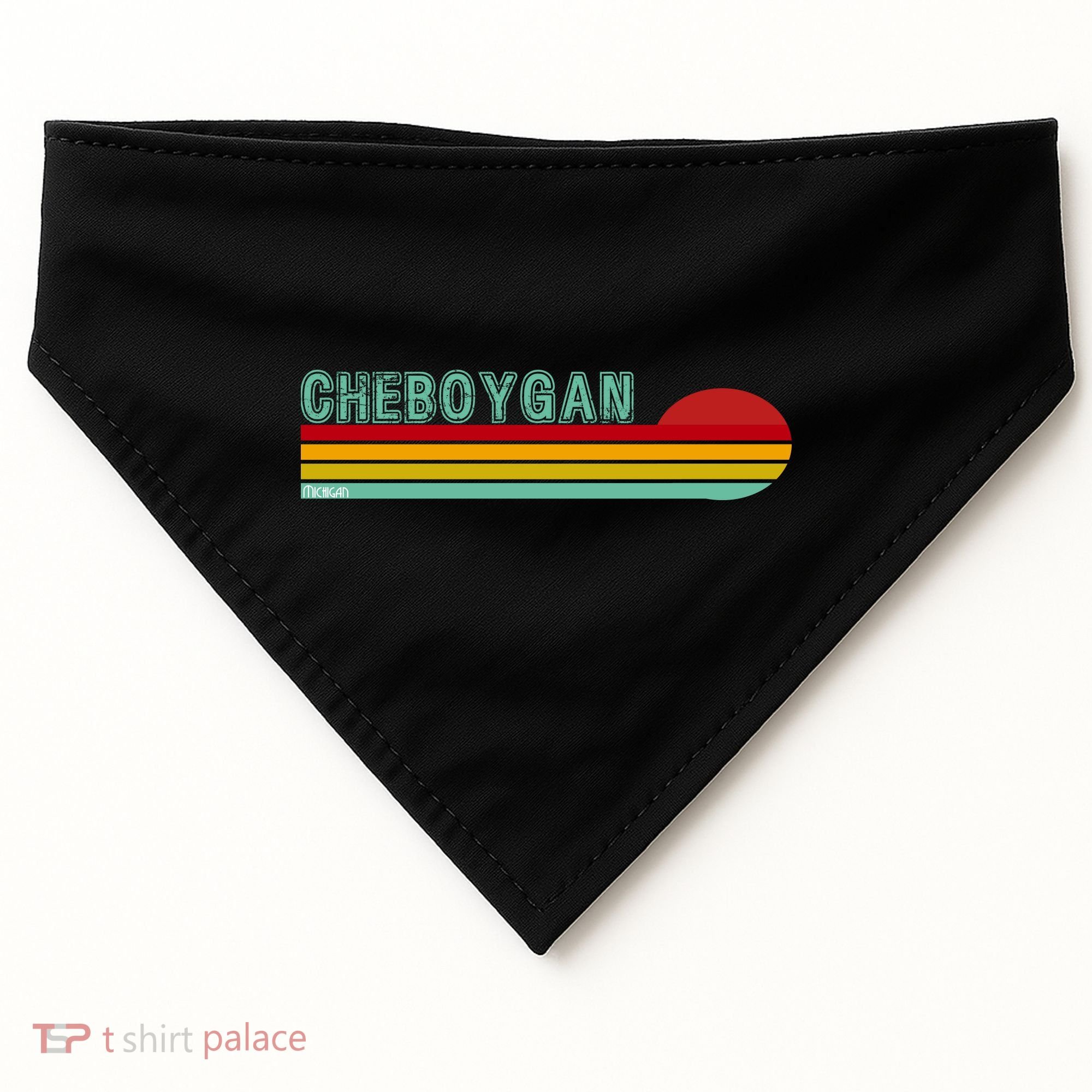 Cheboygan Michigan USA-Made Doggie Bandana
