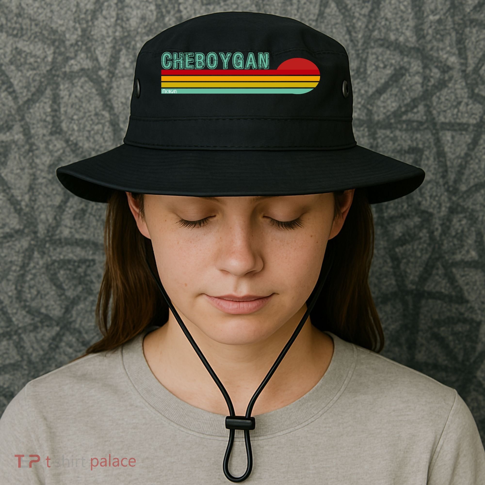 Cheboygan Michigan Bucket Hat