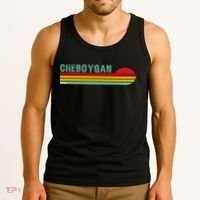 Cheboygan Michigan Tank Top thumb 3