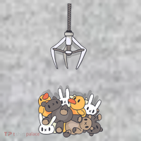 Claw Machine Kids Hoodie thumb 2