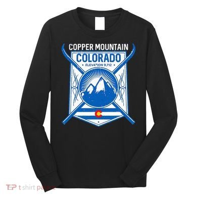 Copper Mountain Colorado Ski Mountains Long Sleeve Shirt