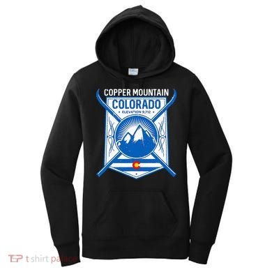 Copper Mountain Colorado Ski Mountains Women's Hoodie