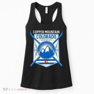 Copper Mountain Colorado Ski Mountains Women's Tank Top