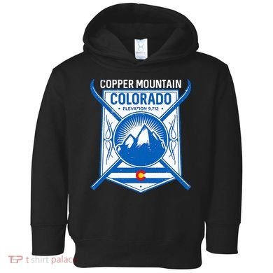 Copper Mountain Colorado Ski Mountains Toddler Hoodie