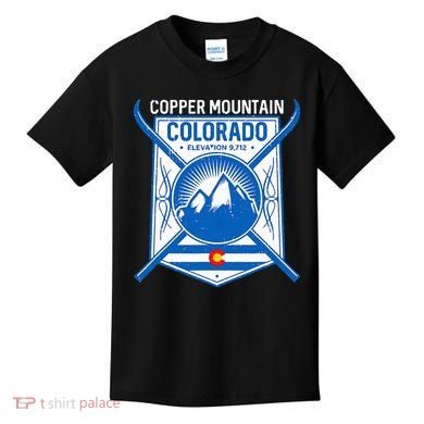 Copper Mountain Colorado Ski Mountains Kids T-Shirt