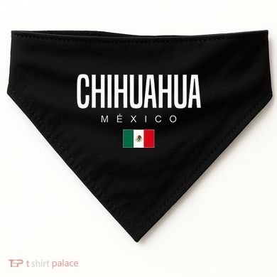 Chihuahua Mexico USA-Made Doggie Bandana