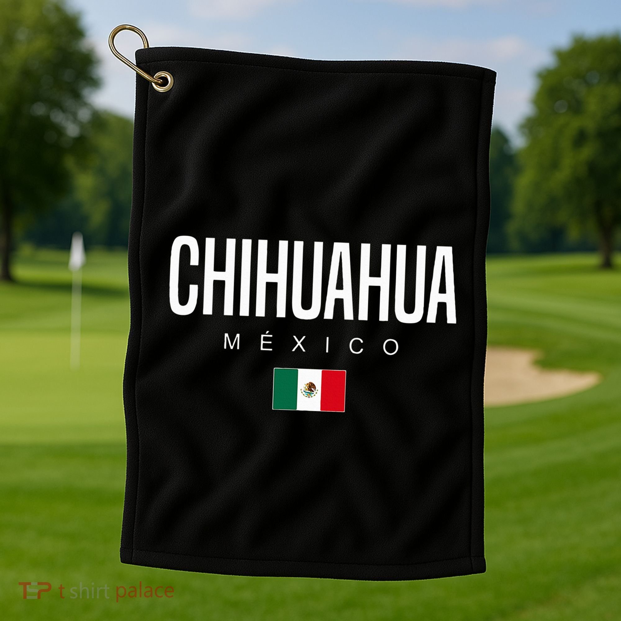 Chihuahua Mexico Golf Towel