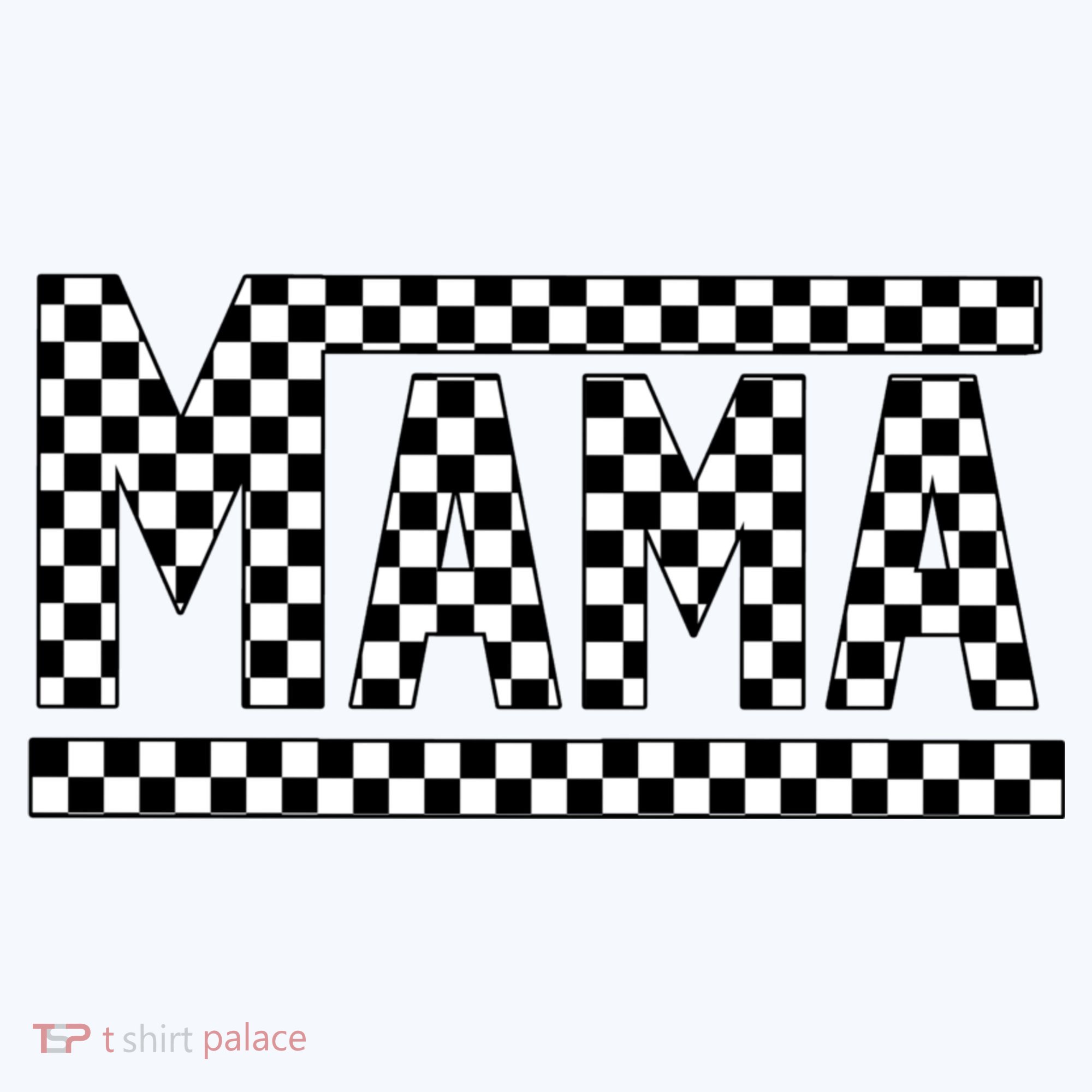 Checkered Mama Tank Top