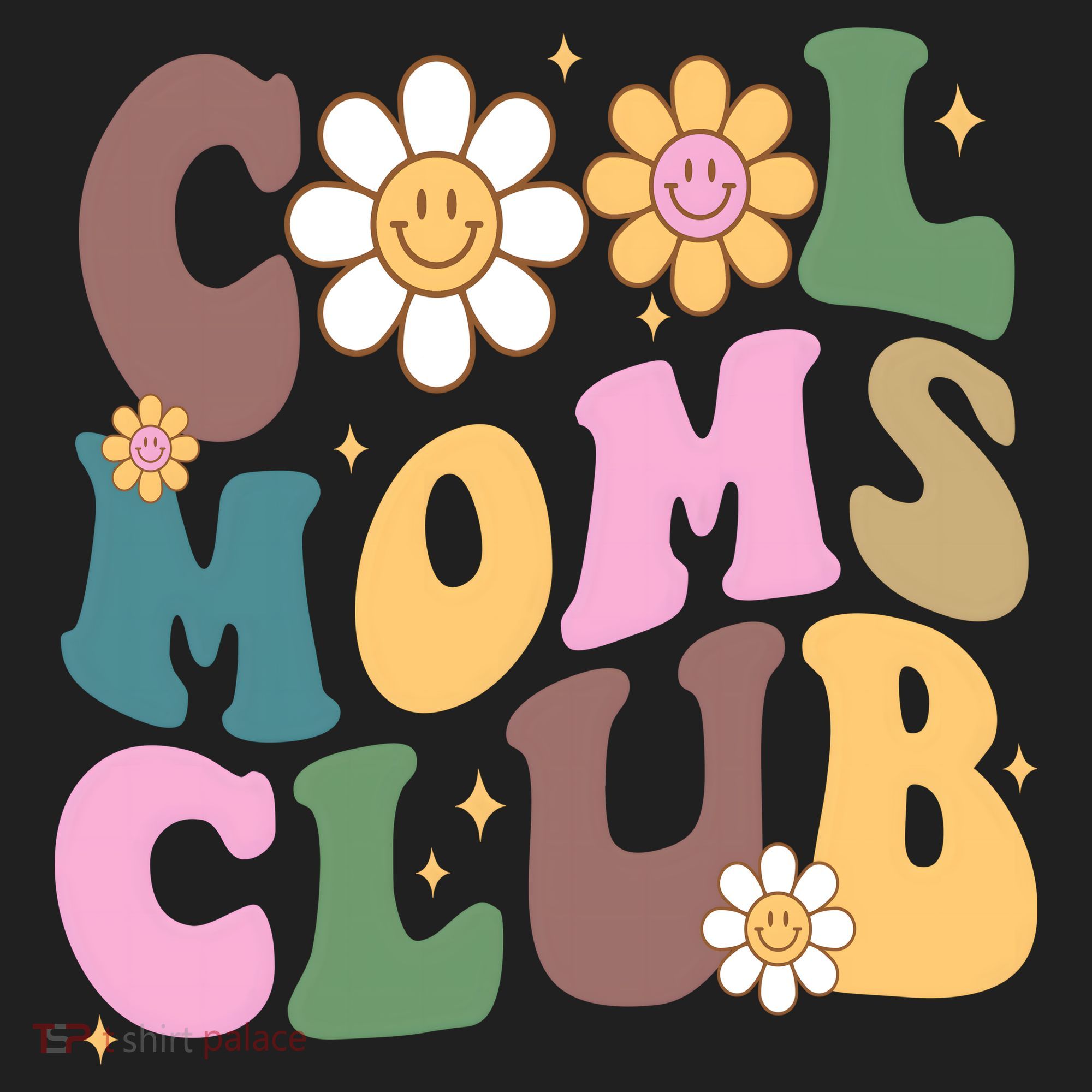 Cool Mom Club Floral Mothers Day Women's Sweatshirt