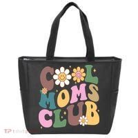 Cool Mom Club Floral Mothers Day Tote Bag thumb 0