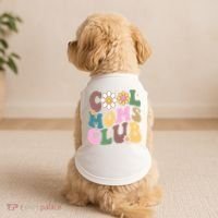 Cool Mom Club Floral Mothers Day Doggie Tank thumb 2