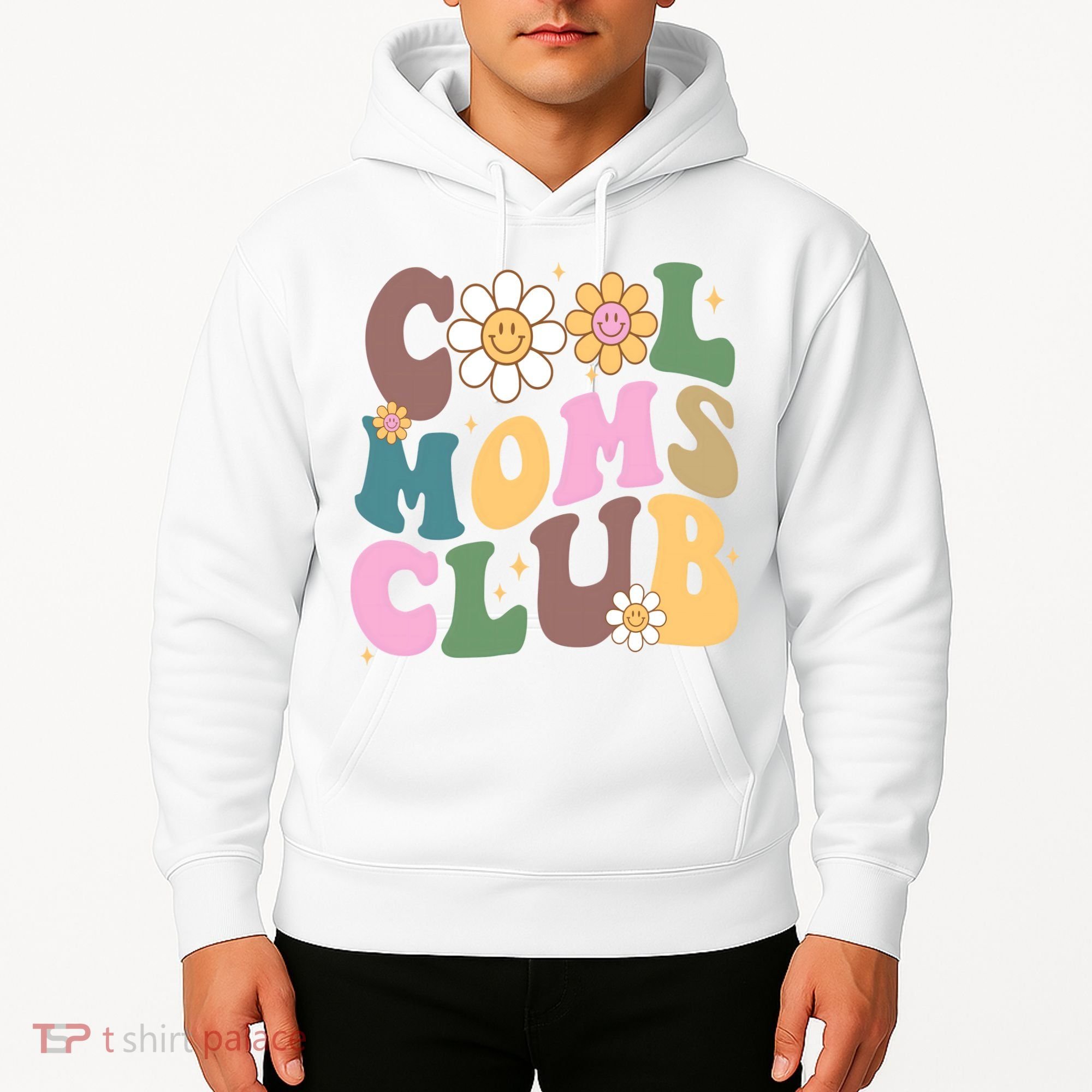 Cool Mom Club Floral Mothers Day Hoodie