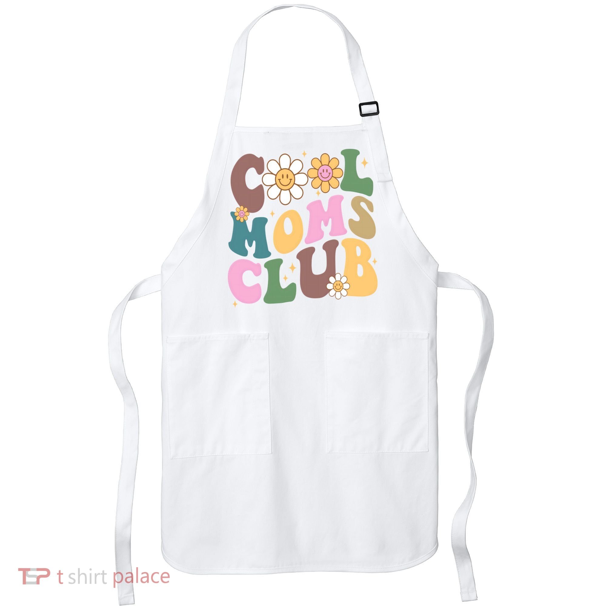 Cool Mom Club Floral Mothers Day Apron