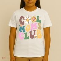 Cool Mom Club Floral Mothers Day T-Shirt thumb 4