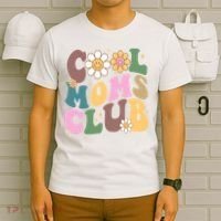 Cool Mom Club Floral Mothers Day T-Shirt thumb 6