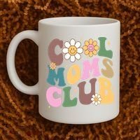 Cool Mom Club Floral Mothers Day Coffee Mug thumb 2