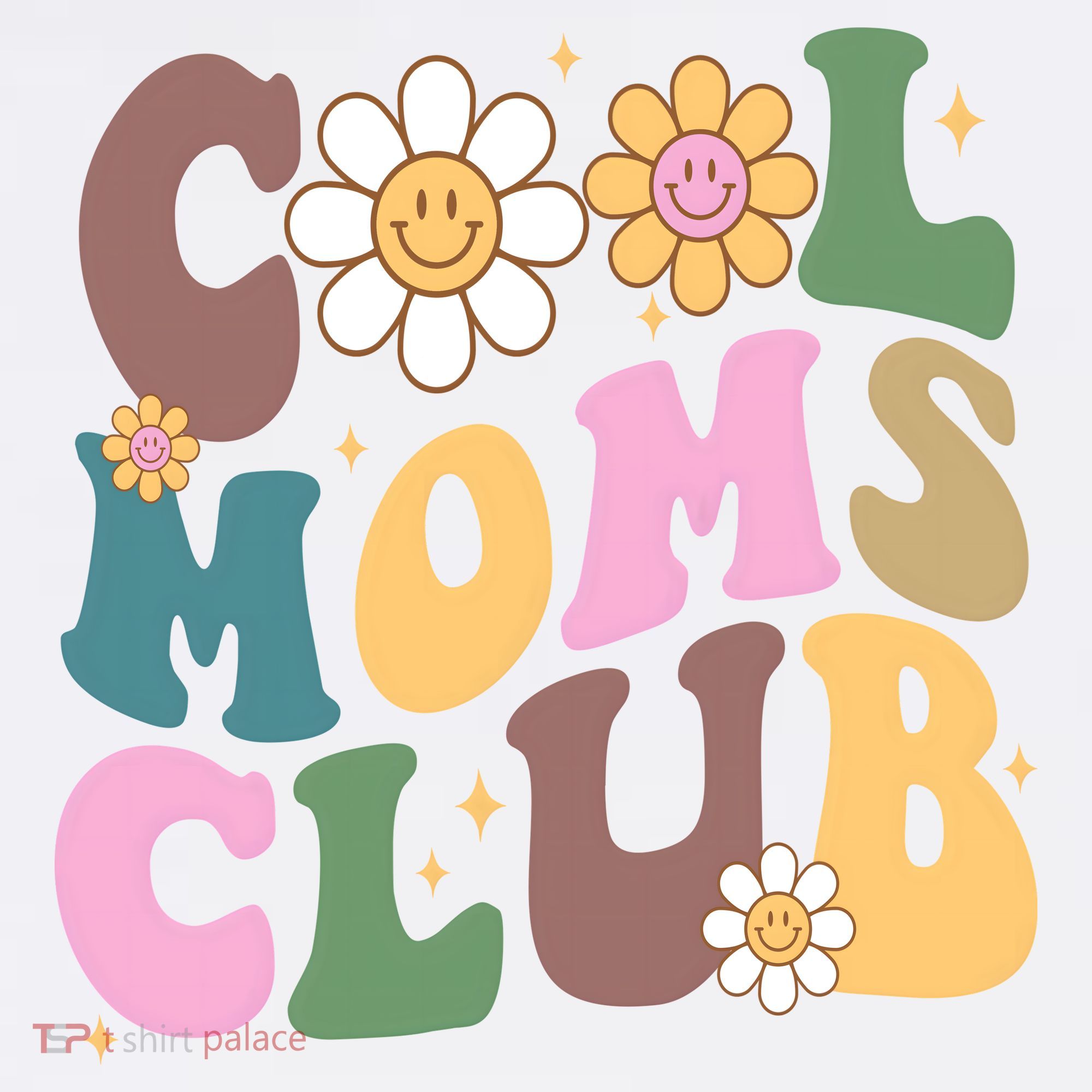 Cool Mom Club Floral Mothers Day Women's Hoodie